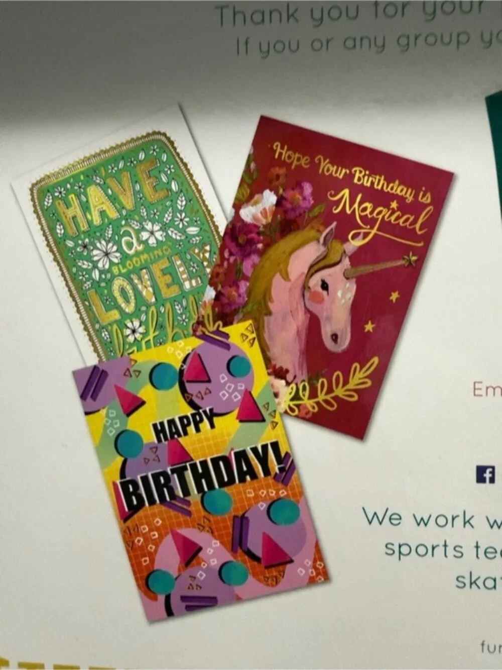 Big Box of Birthdays Card Set 22 Cards Assorted Designs Gift Box